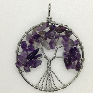 Wire Wrapped T/L Pendant 07